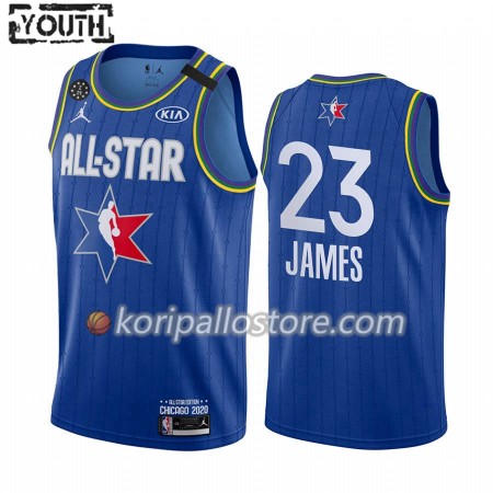 Los Angeles Lakers LeBron James 23 2020 All-Star Jordan Brand Sininen Lasten Pelipaidat Swingman